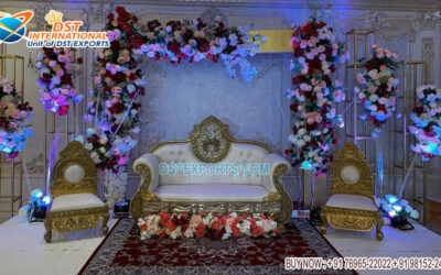Maharaja Hand Carved Sofa Set For Wedding